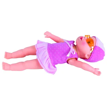 Funkcija lėlės baterija valdoma Plaukimas kūdikio dydis 13 colių mergaičių žaislas juokingas kartu su vaikais