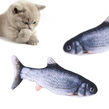 Nauji naminių kačių žaislai Pliušinės žuvies žolė Žuvis Kačių mėta Maža žuvis Linksmi kačių žaislai Kačių reikmenys Augintiniai Pliušiniai žaislai