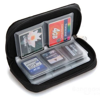 Atminties kortelės surinkimo krepšiai Unisex fotoaparatas Atminties kortelės dėklas Laikiklis Krepšys SD žaidimų priedams Atminties kortelės Dėžutė Vyrai Moterys