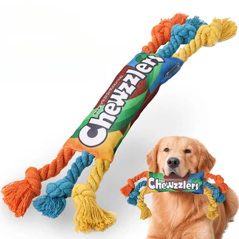 Naminių šunų žaislai Vaivorykštės pasukimas Saldainių žaislai Šunų dantų kramtymas Garso žaislai Naminių gyvūnėlių reikmenys