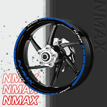 skirta YAMAHA NMAX NMAX125 NMAX155 VMAX V-MAX motociklų ratų lipdukų juostelės lipdukai Šviesą atspindintys padangų ratlankiai Lipdukai Neperšlampamos dalys