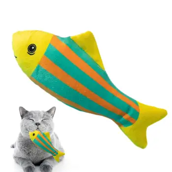 Kačių žuvys su katžolėmis Juokingi ir minkšti žuvies formos katžolės žaislai katėms Naminių gyvūnėlių mankštos žaislai studijų kambariui Kačių namų svetainė