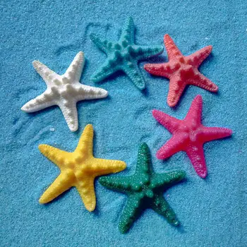 5vnt Derva Jūrų žvaigždės ornamentas Paplūdimys Vandenynas Jūra Žvaigždė Dirbtinė jūrų žvaigždė Mikro kraštovaizdis Žuvų rezervuaras Papuošalai Akvariumo jūrų žvaigždės