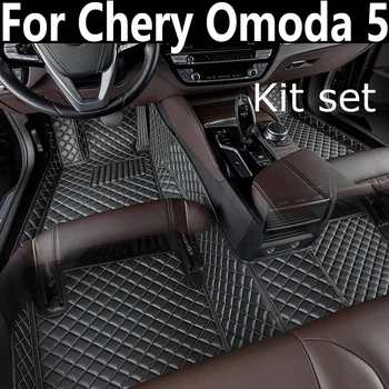 Automobilių grindų kilimėliai Chery Omoda 5 2022 Custom Auto Foot Pads Automobilių kilimų dangčio interjero aksesuarai