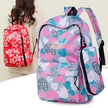 Schoolbag Junior High School Girl Lovely Campus Original Style Casual Backpack for Teenage Travel Shoulder Bags RuckUP