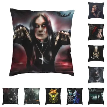 Personalizuotas TV aktorius Ozzy Square Throw Pagalvės užvalkalas Namų dekoras Atspausdintas britų roko sunkiojo metalo dainininko pagalvėlės užvalkalas sofai