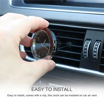 Car Air Vent Clock Lipnus automobilių laikrodis Automobilių priedai