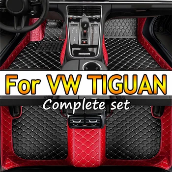 Automobilių grindų kilimėliai Volkswagen TIGUAN 2009 2010 2011 2012 2013 2014 2015 2016 Custom auto foot Pads auto carpet cover