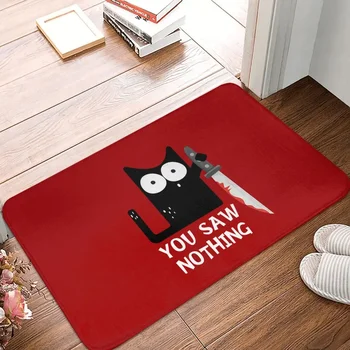 Katės vonios kilimėlis Jūs nieko nematėte Durų kilimėlis Svetainės kilimas Įėjimo durys Kilimėlis Namų dekoras