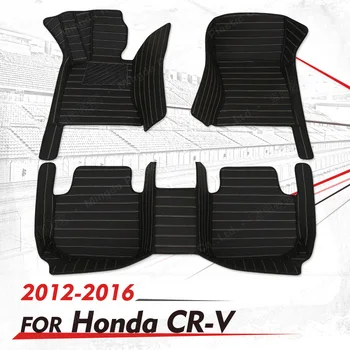 Custom Car grindų kilimėliai Honda CRV 2012 2013 2014 2015 2016 auto foot Pads automobilio kiliminė danga