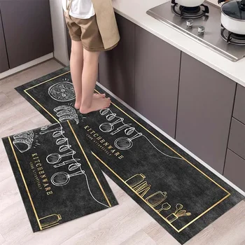 Nauji modernūs namai Sveiki neslidūs kilimėliai Virtuvės sugeriantis įėjimo durų kilimėlis Svetainės kilimėlis Prausykla Grindų kilimėliai Kilimas Minkštas 3D Tapis