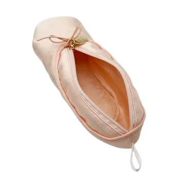 Kūrybinis baleto batų kosmetikos krepšys Stilingas makiažo pieštukų laikymo dėklas Puikiai tinka šokių entuziastams 264E