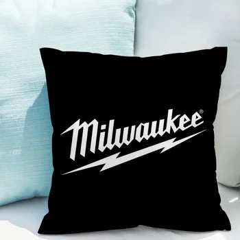 M-Milwaukee pagalvių užvalkalai lovos pagalvės užvalkalui 40*40 dvipusės spausdinimo pagalvėlės kėdės pagalvėlės užvalkalas 45x45cm poilsio kėdės trumpas pliušinis