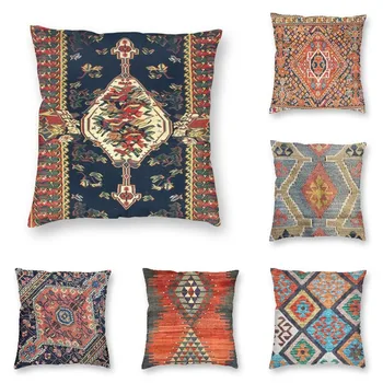 Bijar Boho Kilim Antikvarinis Kurdistano pagalvėlės užvalkalas Aksominis Bohemijos etninis menas Mesti pagalvės dėklas Sofos pagalvės užvalkalas Namų dekoras