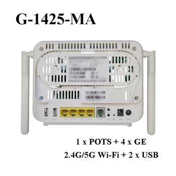 Gpon ONU G-1425-MA UPC 2.4G&5G WiFi Dual Band AC ONT Modem 4GE Lan NO TEL/VOICE prievadas Optinio pluošto blokas Belaidis maršrutizatorius didmeninė prekyba