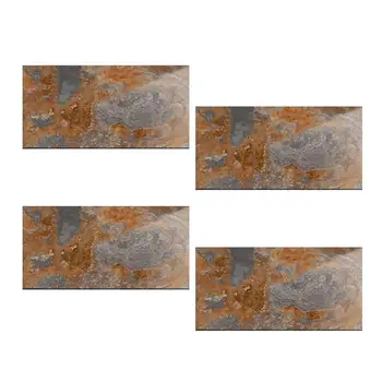 PVC plytelių lipdukai Lipnus žievelės ir lipnus atlošas su marmuro tekstūra 4vnt / 16vnt Sienų meno plytelių dažų klijai ant plytelių