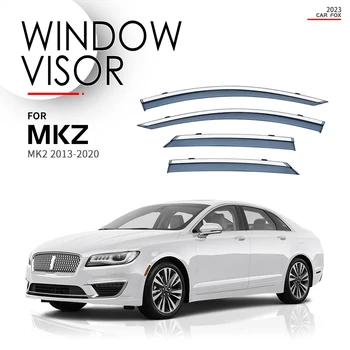 LINCOLN MKZ MK2 2013-2020 plastikiniai langų skydeliai Ventiliacijos atspalviai Saulės lietaus deflektoriaus apsauga 4PCS/SE Skirta LINCOLN MKZ MK2 2013-2020