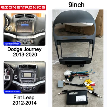 For Dodge Journey Fiat Leap 2012-2020 Car Fascia Frame Audio Fitting Adaptor Dash Trim Kits Facia Panel Double Radio Player