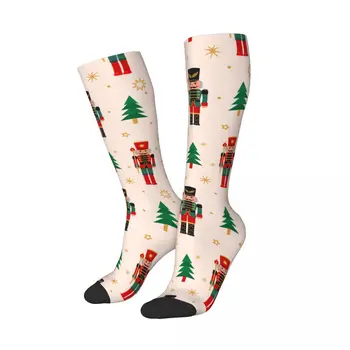 Kalėdiniai riešutmedžiai Lėlės Gaminys: Ilgos kojinės Neslidūs Kalėdų medžiai Žieminės kojinės Kojinės Šilta vyrams
