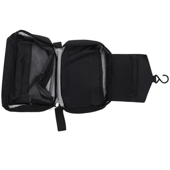 Black Mens Toiletry Bag Hanging Travel Skutimosi Kit Organizer Bag Perfect Travel Accessory