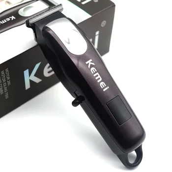 Kemei KM-PG233 plaukų kirpimo mašina - USB įkrovimas, LCD ekranas Akumuliatorinė plaukų kirpimo mašina, profesionali vyrų plaukų kirpimo mašina