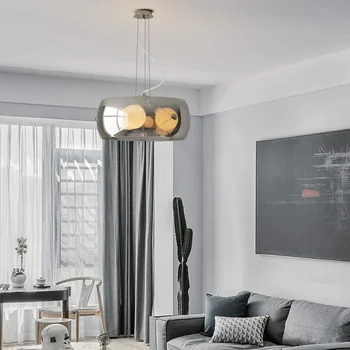 Nordic Creative Glass Pakabukų žibintai LED pakabukas Svetainė Restoranas Miegamasis Virtuvė Pakabinamas šviestuvas Namų dekoras