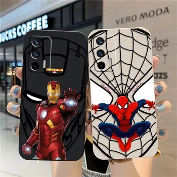 Case For OPPO Realme 10 9 8 C30 C31 C33 C35 C55 GT NEO 2 3 5 NARZO 50 5G Case Funda Shell Creative Iron Spider-Man Marvel Heroes