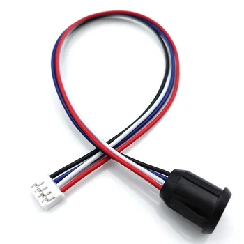 USB jungtis Type-C 4Pin suvirinimo viela Moteriškas vandeniui atsparus moteriškas lizdas Guminis žiedas Didelės srovės greito įkrovimo prievadas