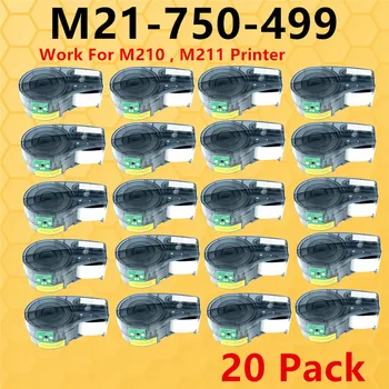 20PK keitimas M21-750-499 Nailoninės etiketės Kasetės juosta 