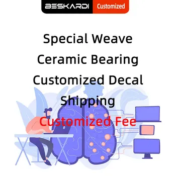 Beskardi Special Weave Custom Decal Keramikos guolis Spalvingas skirtingo tipo pritaikytas mokesčio pakeitimo papildymo saitas