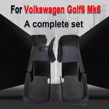 Automobilinis grindų kilimėlis VW Volkswagen Golf6 Golf 6 Mk6 5K 2009~2013 Anti-dirt Pad Floor Kilimėliai Kilimėliai Kilimėlis Automobilių aksesuarai Vento Variantas