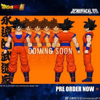 New Demoniacal Fit Dragon Ball veiksmo figūra Martialist Forever Goku 3.0 Kūnas Anime veiksmo figūrėlės Statulos modelis Lėlių žaislai Dovanos