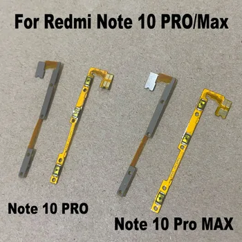 Original Power Flex Cable Power For Xiaomi Redmi Note 10 Pro Max On Off Volume Button Key Flex Cable keitimas