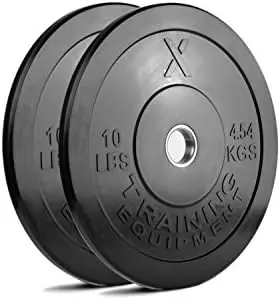 Juoda buferio plokštė kieta guma su plieniniu įdėklu - puikiai tinka CrossFit treniruotėms
